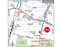 【東京都/新宿区高田馬場】早稲田永谷マンション 現地案内図
