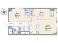【東京都/新宿区高田馬場】早稲田永谷マンション 間取り図