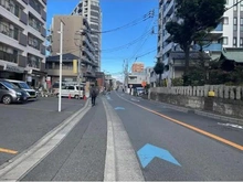 【千葉県/市川市市川】日商岩井市川マンション 前面道路