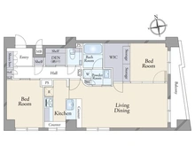 【千葉県/市川市市川】日商岩井市川マンション 間取り図