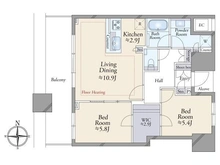 【神奈川県/川崎市中原区小杉町】エクラスタワー武蔵小杉 間取り図