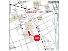 【埼玉県/さいたま市南区沼影】グランコスモ武蔵浦和 現地案内図