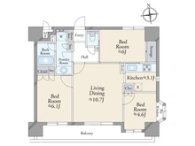 【東京都/杉並区高円寺南】藤和シティホームズ高円寺 間取り図