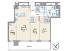 【東京都/中央区月島】MID　TOWER　GRAND 間取り図