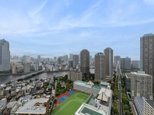 【東京都/中央区佃】ザ・クレストタワー バルコニーからの眺望