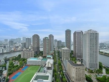 【東京都/中央区佃】ザ・クレストタワー バルコニーからの眺望