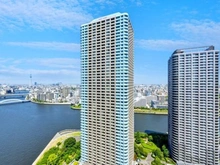 【東京都/中央区佃】スカイライトタワー 東側バルコニーからの昼の眺望
