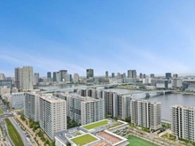 【東京都/中央区晴海】HARUMI　FLAG　SUN　T棟　晴海フラッグ バルコニーからの眺望です