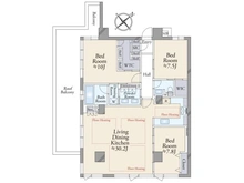 【京都府/京都市左京区松ケ崎小竹薮町】Brillia京都松ヶ崎 間取り図