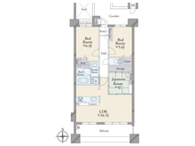 【京都府/長岡京市友岡】コージースクエア長岡京 間取り図