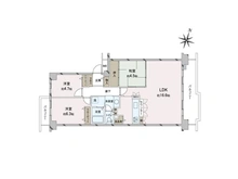 【兵庫県/神戸市西区糀台】西神中央ウェステージ弐番館 間取り図