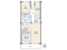 【千葉県/千葉市美浜区幸町】千葉ガーデンタウンB棟 間取り図