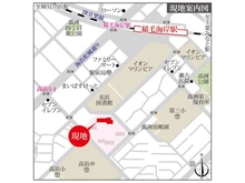 【千葉県/千葉市美浜区高洲】新稲毛ガーデンタワー1号棟 地図