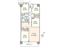 【埼玉県/さいたま市桜区西堀】ラミーユ浦和ハイライズファーストキャッスル 間取り図