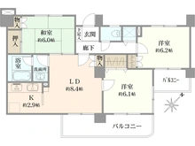 【埼玉県/さいたま市南区大字円正寺】サン・ビエント南浦和 間取り図