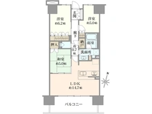 【埼玉県/さいたま市浦和区常盤】ブリリアンコート浦和常盤 間取り図