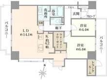 【埼玉県/川口市幸町】オーベル川口 間取り図