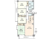 【千葉県/我孫子市本町】ルイシャトレ我孫子弐番館 間取り図