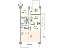 【千葉県/松戸市松戸新田】エステ・スクエア松戸 間取り図
