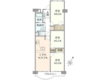 【千葉県/松戸市新松戸北】新松戸ファミールハイツ　4号棟 間取り図