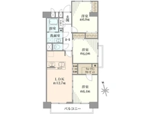 【千葉県/松戸市新松戸】新松戸南パークハウスA棟 間取り図