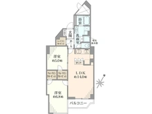 【千葉県/松戸市南花島】第二松戸グリーンハイツ 間取り図