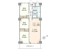 【千葉県/松戸市東平賀】ライオンズマンションロワイヤル北小金 間取り図