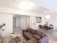 【千葉県/松戸市河原塚】シティパル八柱 リビング・ダイニング：※家具・調度品等は本体価格に含まれません。