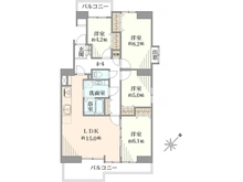 【埼玉県/三郷市さつき平】パークフィールドみさと四街区一号館 間取り図