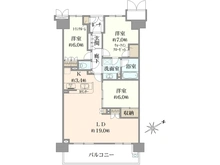 【千葉県/流山市おおたかの森東】ジオ流山おおたかの森 間取り図
