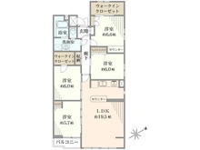 【千葉県/我孫子市天王台】ハイマート天王台B棟 間取り図