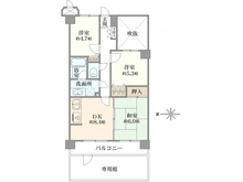 【千葉県/船橋市前原東】朝日パリオ津田沼 間取り図