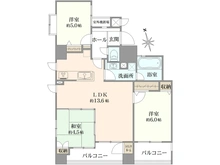 【千葉県/船橋市湊町】レガリアシティ船橋ガーデンコート 間取り図
