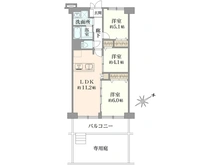 【千葉県/船橋市本郷町】ルネ西船橋 2号棟 間取り図
