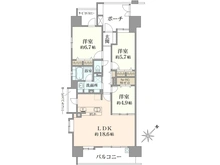 【千葉県/千葉市中央区神明町】マックスタワーレジデンス千葉 間取り図