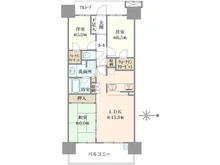 【千葉県/流山市おおたかの森東】オーベルグランディオおおたかの森 間取り図