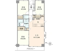 【千葉県/船橋市習志野台】ダイアパレス船橋習志野台 間取り図