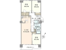 【千葉県/千葉市稲毛区稲毛東】京成サンコーポ稲毛 壱号棟 間取り図