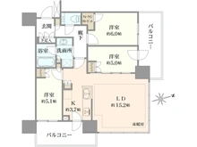 【東京都/江戸川区南小岩】プラウドタワー小岩ファースト 間取り図