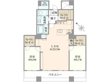 【東京都/中央区晴海】晴海アイランドトリトンスクエアビュータワー 1号棟 間取り図