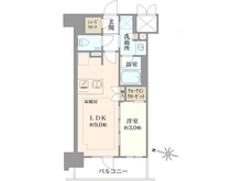 【神奈川県/川崎市中原区市ノ坪】ソルティア武蔵小杉 間取り図
