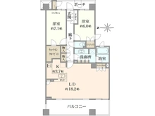 【東京都/江東区南砂】オーベル東陽町 間取り図