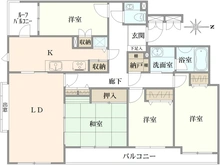 【東京都/練馬区中村】パーク・ハイム中村橋 間取り図
