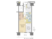 【東京都/豊島区池袋本町】プラウドシティ池袋本町 間取り図