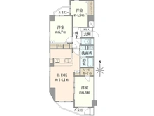 【東京都/練馬区谷原】カテリーナ石神井公園 間取り図