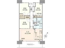 【神奈川県/相模原市南区相模大野】パークスクエア相模大野タワー＆レジデンス レジデンス棟 間取り図