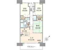 【神奈川県/相模原市南区相模大野】パークスクエア相模大野タワー＆レジデンス レジデンス棟 間取り図