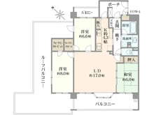 【神奈川県/相模原市南区南台】レクセルガーデン相模大野 間取り図