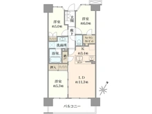 【神奈川県/座間市相武台】オハナ相武台 間取り図