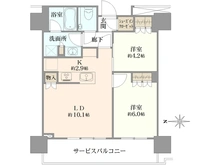 【神奈川県/横浜市神奈川区鶴屋町】THE YOKOHAMA FRONT TOWER 間取り図